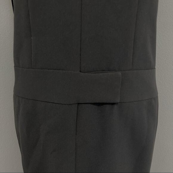 Nicole Miller Glam Maxi Dress NWT New Black Sheer Hem size S - Picture 6 of 11